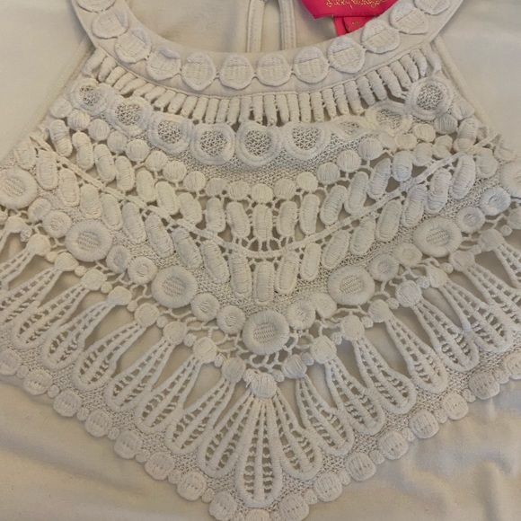 Lilly Pulitzer white top, M - Picture 6 of 6